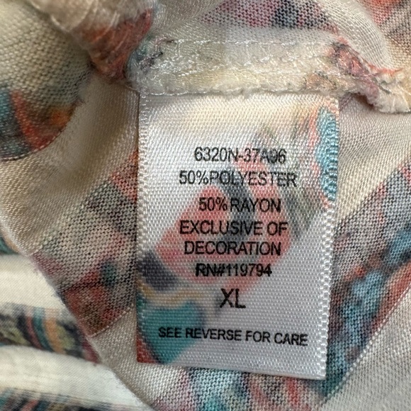 Live and Let Live Metal beading detail with lace Back size XL - Picture 9 of 10